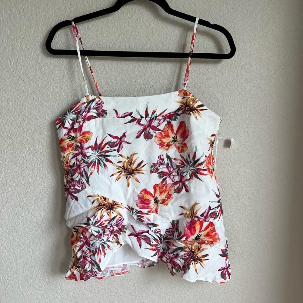 Floral Spaghetti Strap Top
